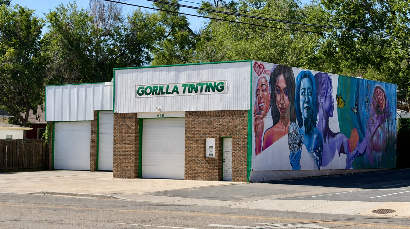 Gorilla Tinting Shop Outside